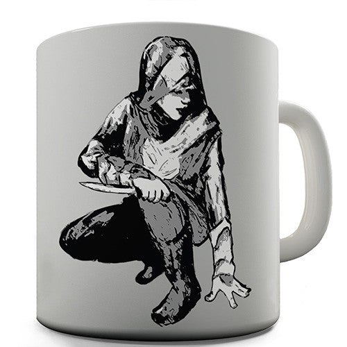 Hand Drawn Assassin Novelty Mug