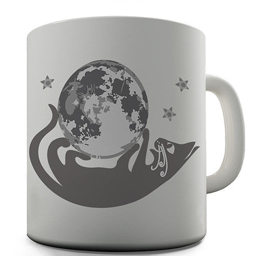 Moon Cat Novelty Mug