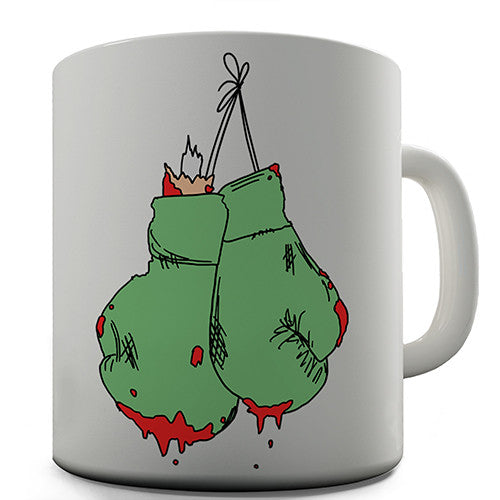 Zombie Boxing Gloves Novelty Mug