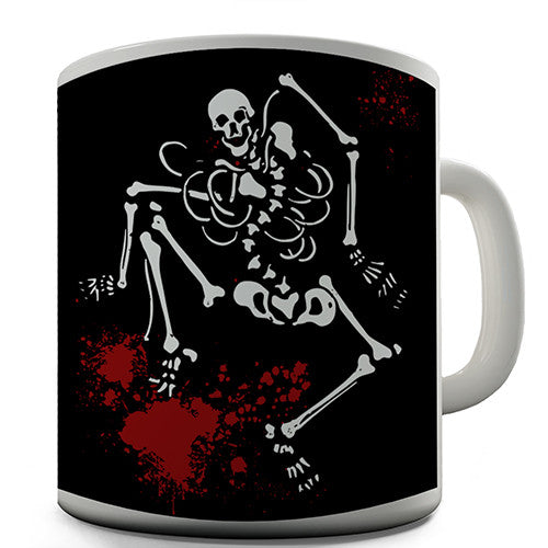 Skeleton Blood Dance Novelty Mug