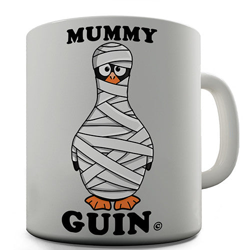 Mummy Guin Penguin Novelty Mug