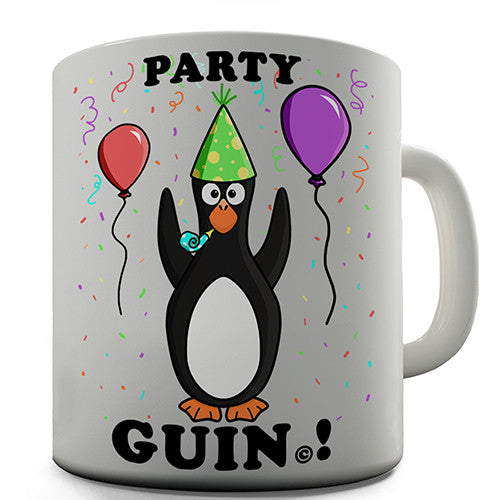 Party Guin Penguin Novelty Mug