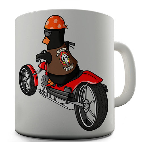 Hells Angel Guin Penguin Novelty Mug