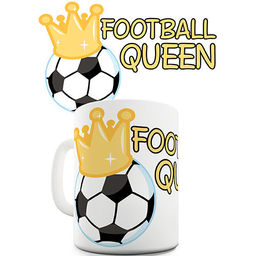 Football Queen Novelty Mug