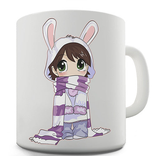 Cute Rabbit Girl Novelty Mug