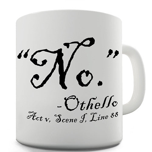 Shakespearean Othello No Novelty Mug