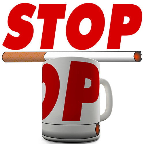 Stoptober Stop Smoking Cigarette Novelty Mug