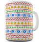 Christmas Sweater Pattern Novelty Mug