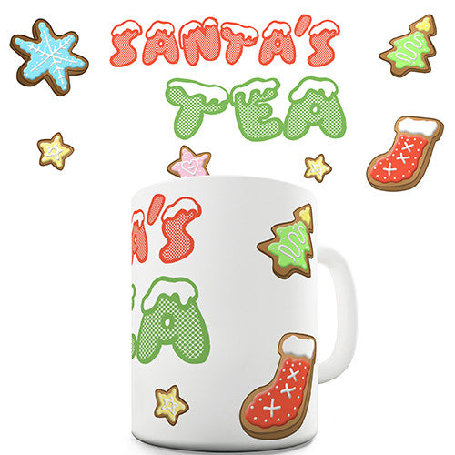 Santa's Tea Novelty Mug