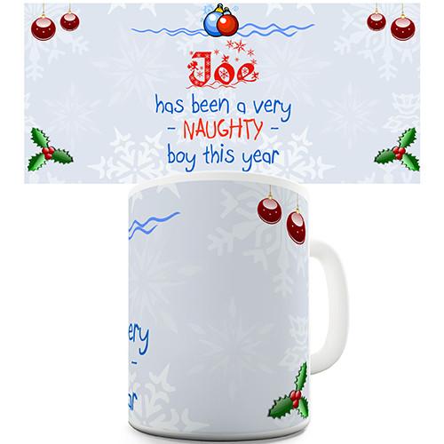 A Naughty Boy This Year Personalised Mug