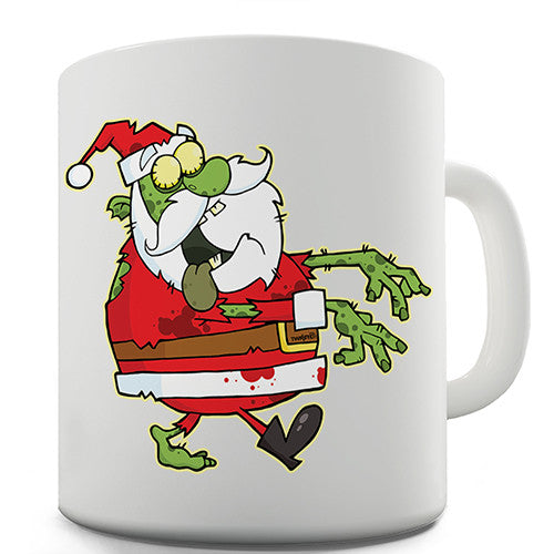 Zombie Santa Novelty Mug