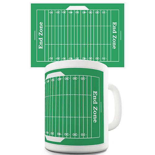 American Football Field Novelty Mug