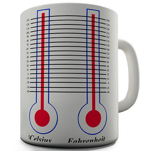 Celsius & Fahrenheit Novelty Mug