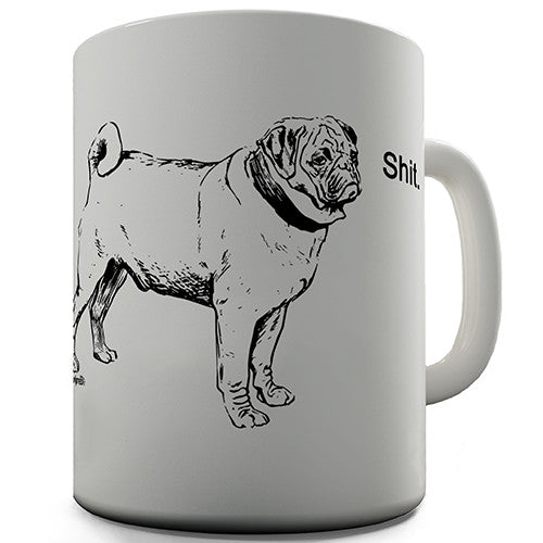Foul Mouth Pug Novelty Mug
