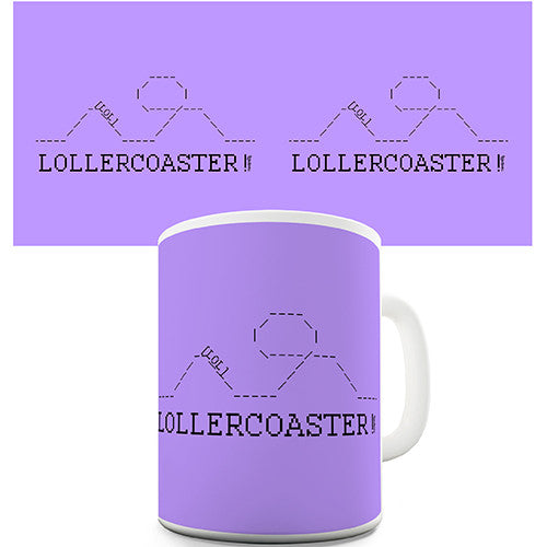 LOLLercoaster Roller-Coaster Novelty Mug