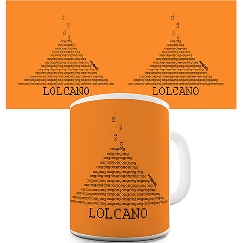 LOLcano Volcano Novelty Mug