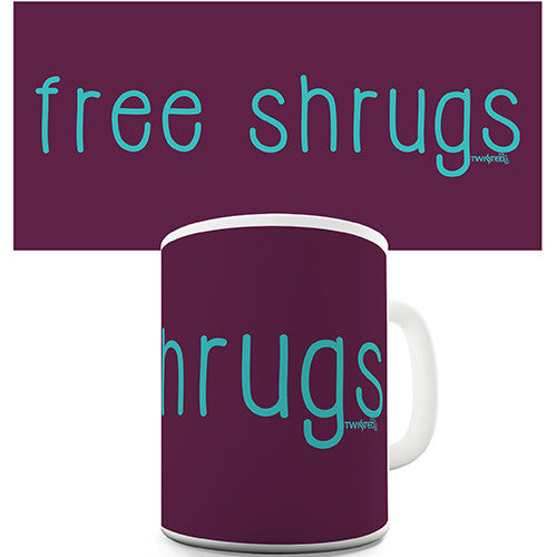 Free Shrugs Novelty Mug