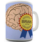 Biggest Brain Award Novelty Mug