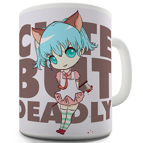 Anime Cute But Deadly Novelty Mug