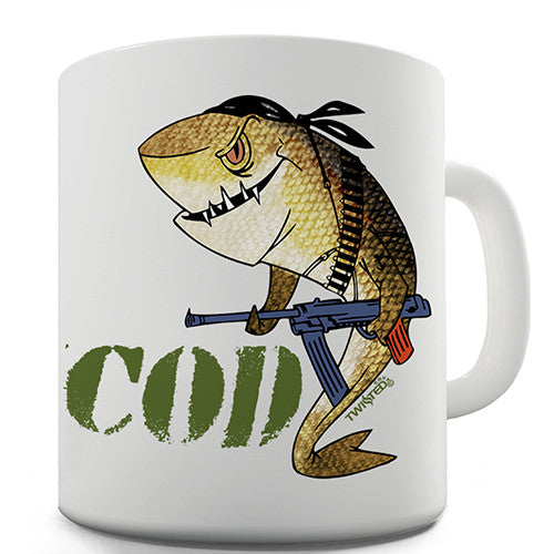 Rebel Cod Soldier Novelty Mug