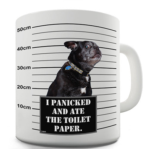 Dog Prison Mugshot Novelty Mug