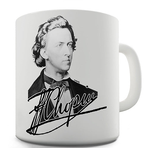 Chopin Autograph Novelty Mug