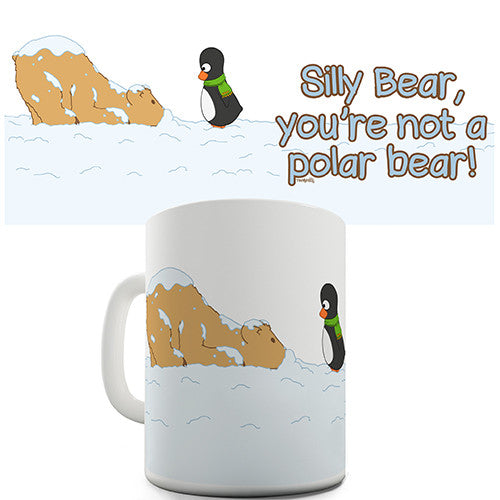 Silly Polar Bear Novelty Mug