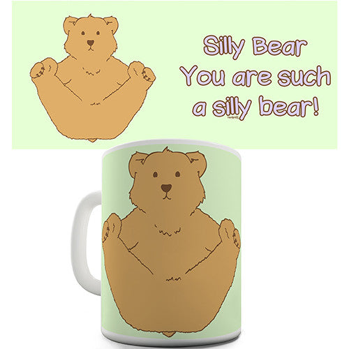 Cute Silly Bear Novelty Mug
