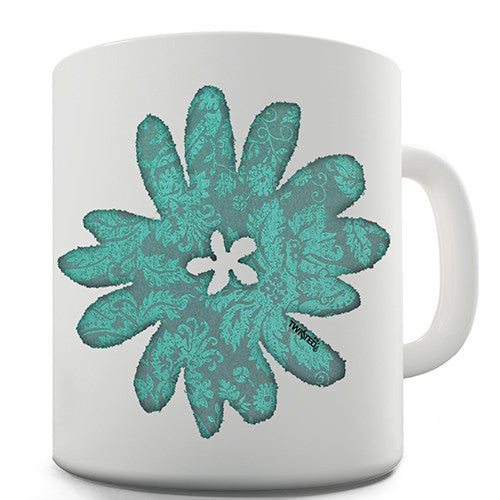 Flower Print Novelty Mug