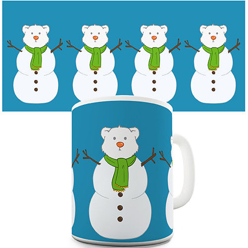 Bear Snowman Novelty Mug