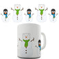 Guin & Bear Snowman Novelty Mug