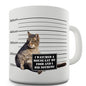 Cat Shaming Mugshot Novelty Mug