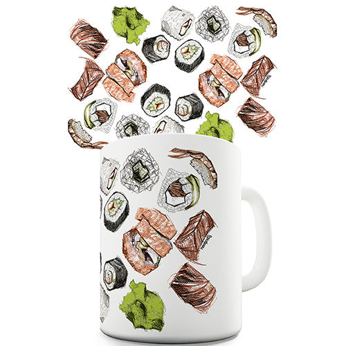 Sushi Doodles Novelty Mug