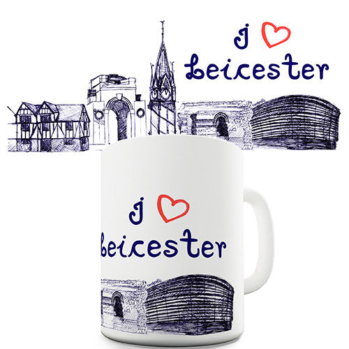 I Love Leicester Novelty Mug