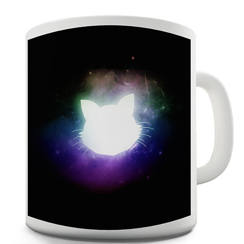 Space Cat Nebula Novelty Mug