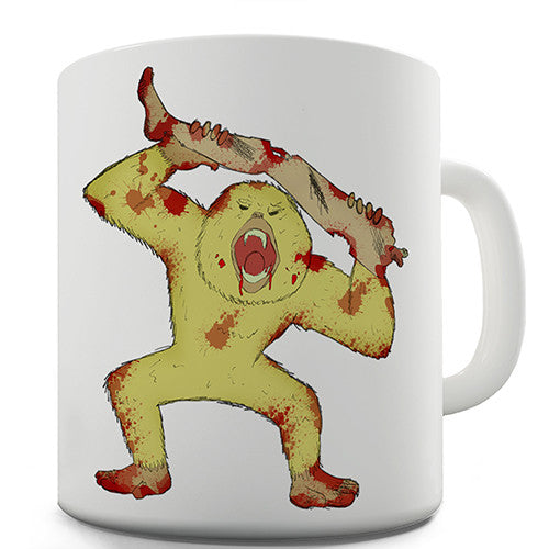Zombie Monkey Novelty Mug