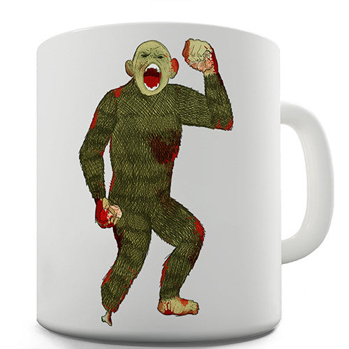 Zombie Chimp Novelty Mug
