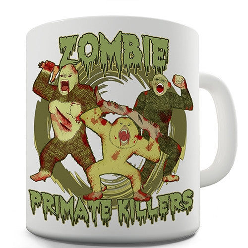Zombie Primate Killers Novelty Mug