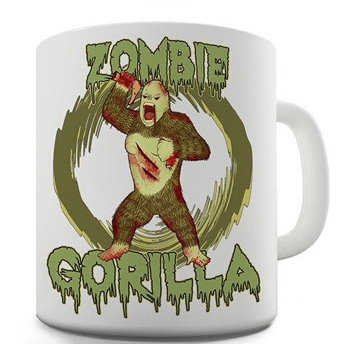 Zombie Gorilla Killer Novelty Mug