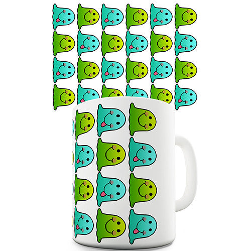 Cute Happy Emoji Pattern Novelty Mug