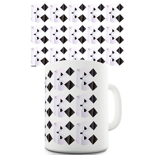 Origami Panda Pattern Novelty Mug