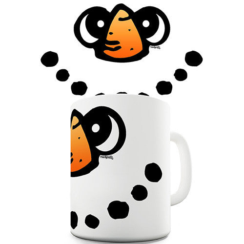 Snowman Face Novelty Mug