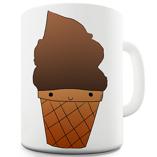 Cute Chocolate Ice Cream Novelty Mug