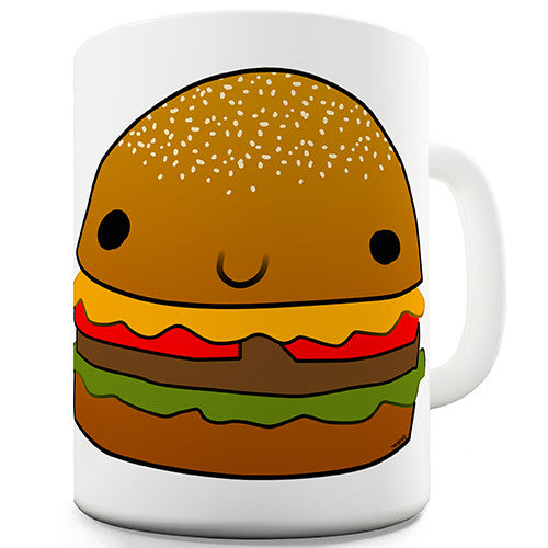 Cute Kawaii Cheeseburger Novelty Mug