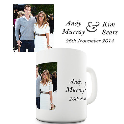 Andy Murray Engagement Novelty Mug