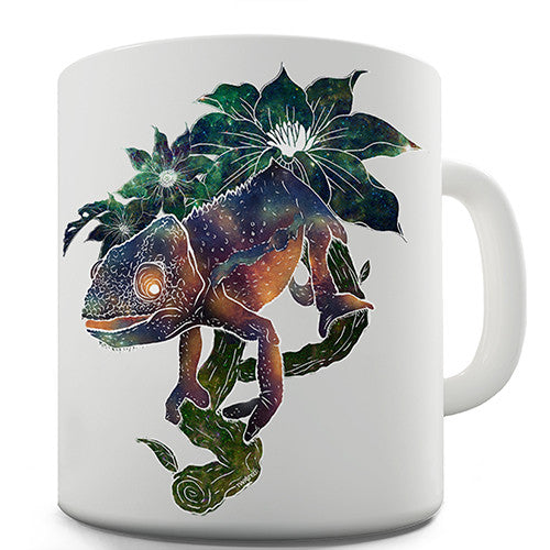 Camouflage Rainbow Chameleon Novelty Mug