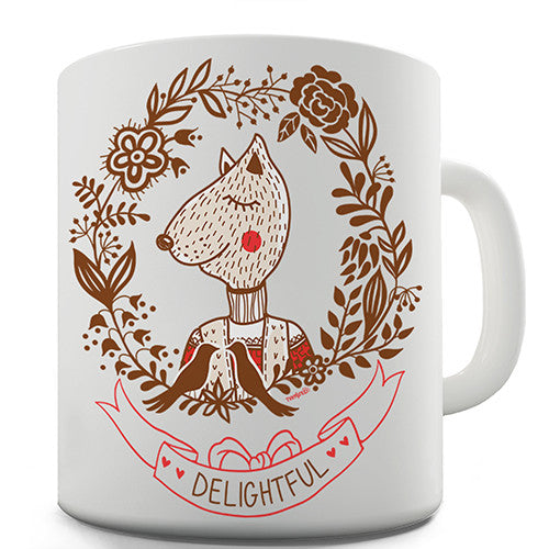 Delightful Fox Novelty Mug