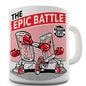 Epic Battle Of The Smart Phones Novelty Mug