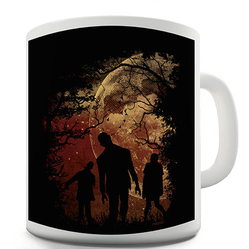 Zombie Night Invasion Novelty Mug