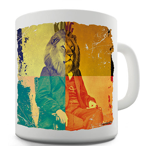 Lion Gentleman The King Novelty Mug